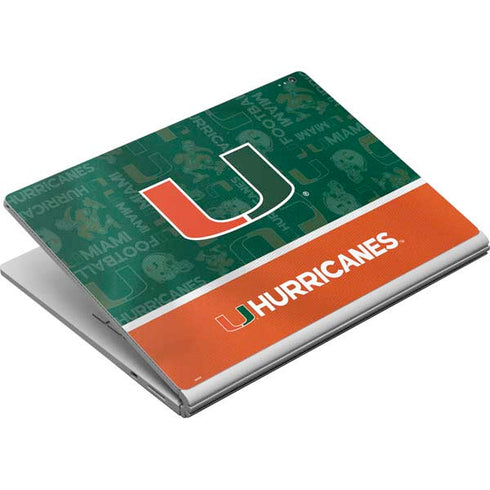 University of Miami U Hurricanes Surface Book Skin